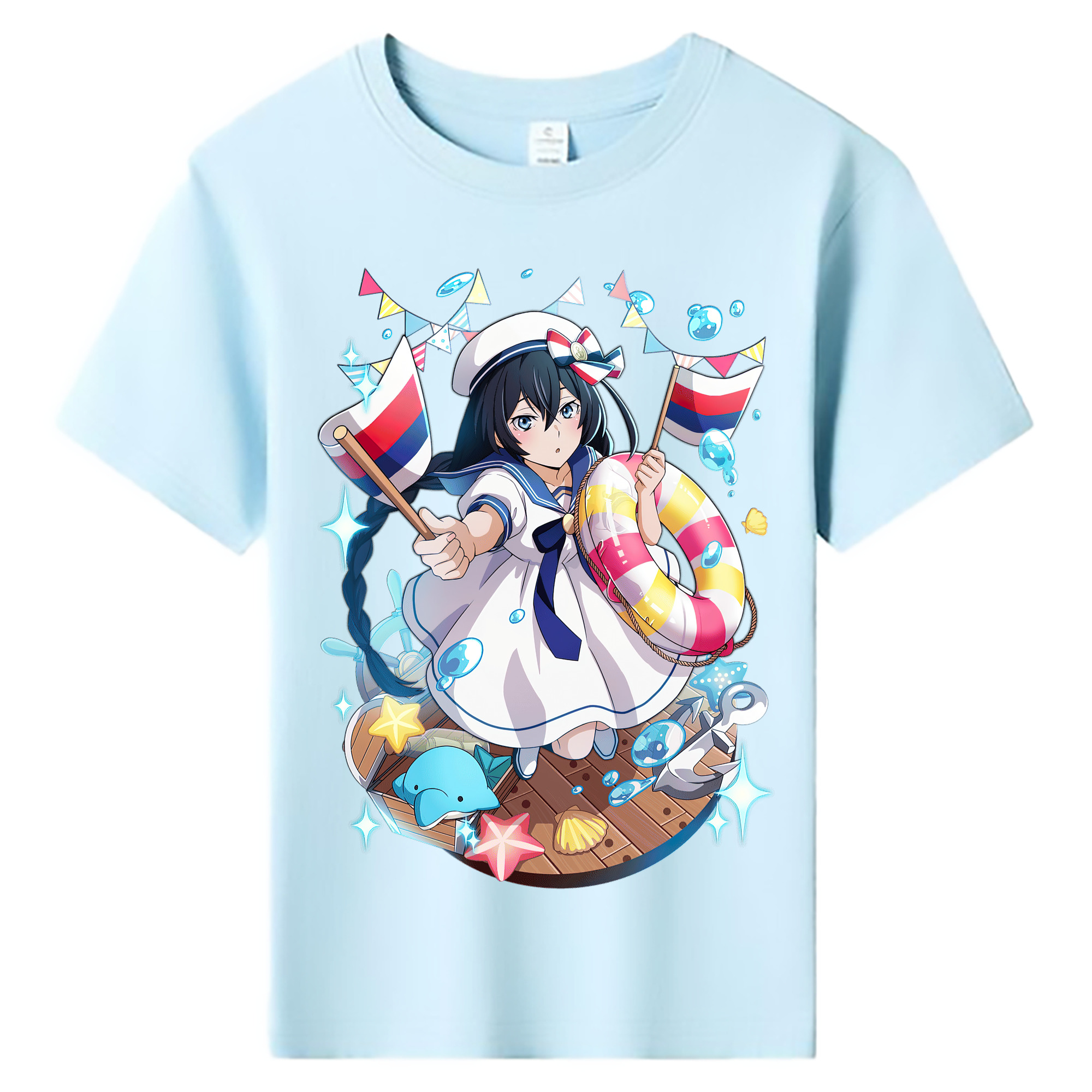 （画像用） 文豪ストレイドッグス Bungo Stray Dogs 綿100％キッズTシャツ（フロントプリント）